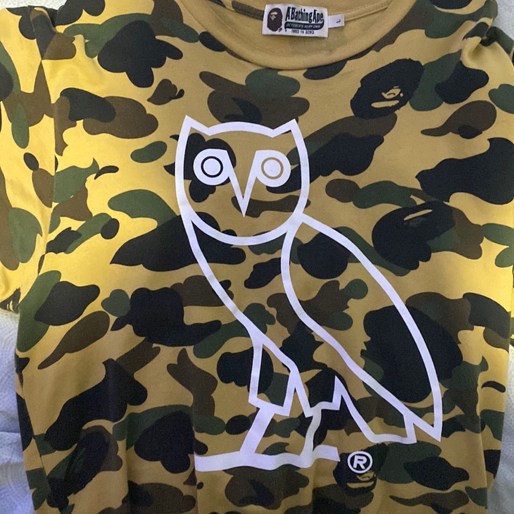 Bape X OVO 1st Camo Tee. (SOLD)